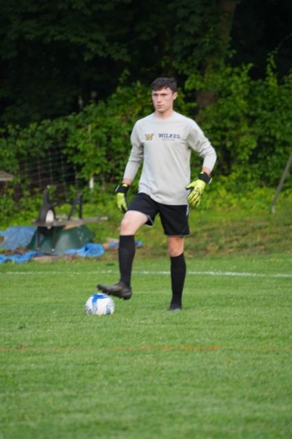 A goalkeeper steps up to play the ball out from the back, June 2025